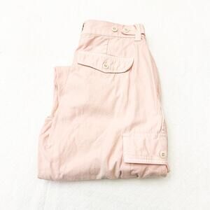 Madewell Pink Cargo Carpenter Utility Straight Leg Denim Jean Pants Size 23 P